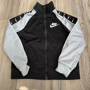 Nike Black and Gray Track Jacket Sz 3t
